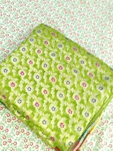 ✨ Vibrant Green &amp; Multicolor Banarasi Saree ✨