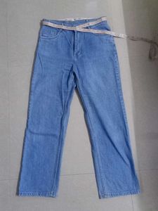 Light Blue Straight Fit Jeans