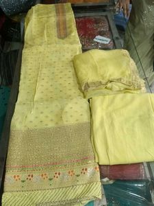 Yellow Embellished Salwar Suit