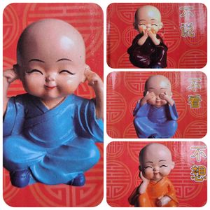 Wise Monk Figurines