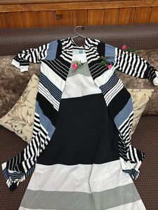 Striking Striped Duster Cardigan