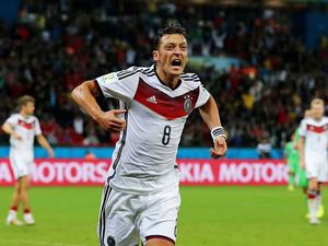 Germany 2014 world cup winner ozil football jersey
