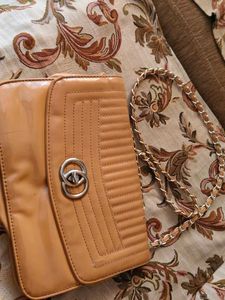Nude Colour Sling Bag New