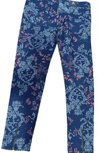 Floral Print Straight denim Pants