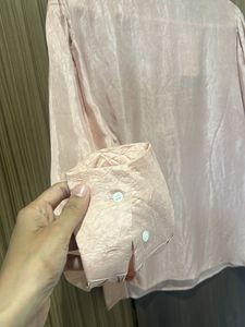 H&amp;M Blush Long Sleeve Top