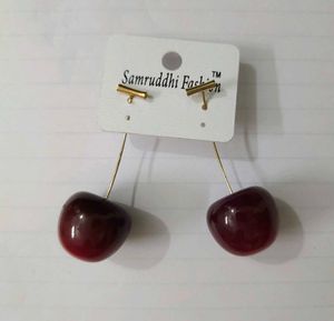 Cherry Drop Earrings! 🍒✨