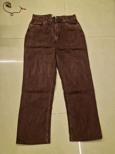 Burgundy Casual Pants
