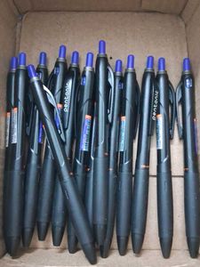 10 Pentonic Blue Pens And 7 Highlighters
