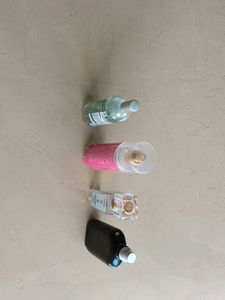 Empty perfume bottles of different brands