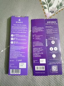 BOMBAE Face Razor With Wax Strips