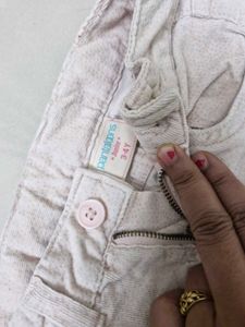 Girl&#39;s Light Pink Corduroy Pants