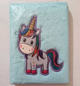 Adorable Unicorn Plush Notebook