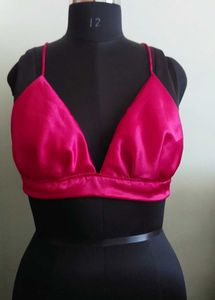 3 Combo Backless Satin Blouse