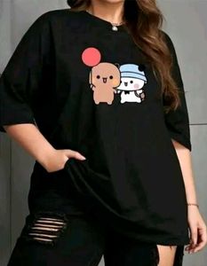 Cute Cartoon Print Tee (BQ)