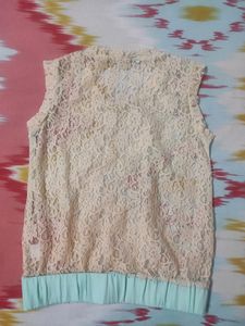 Sleeveless Net Top