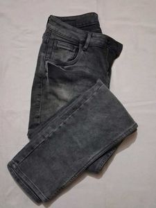 Gray Denim Jeans