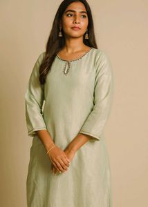 Elegant Sage Green Kurta
