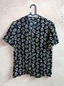 Ladies Fashion Casual Shirt Top Multicolour