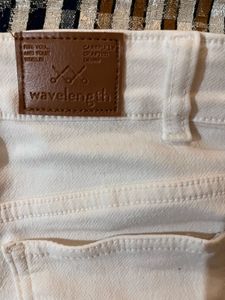 (UNUSED) White Denim Shorts