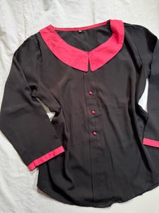 Women’s Casual Black Blouse