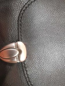 Leather sling bag