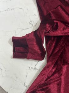Velvet Maroon Hoodie ❤️