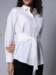 Timeless Elegance  White Formal Shirt