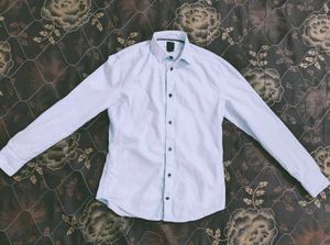 Combo of 2 H&amp;M Shirts. Grey and Blue.