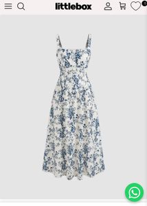 Square Neck Floral Corset Midi Dress