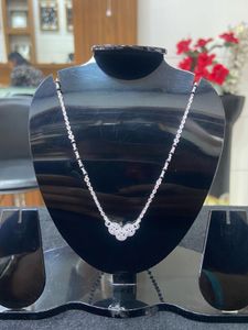 Elegant Silver Mangalsutra with Crystal Pendant