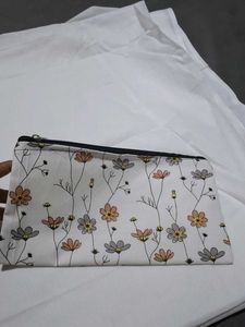 Floral Zipper Pouch