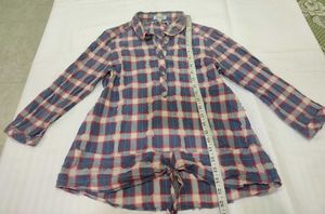 Checked Tunic Top Bust 36