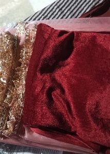 Peach Saree with Unstiched Blause