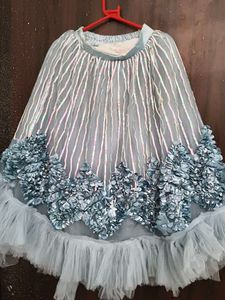 Girls' Elegant Ethnic Gown