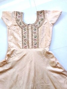 Elegant Embroidered Anarkali Dress