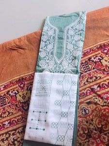 Embroidered Kurta, Pant &amp; Dupatta Set