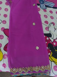 Party Wear Work Saree