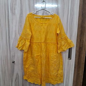 Yellow Midi Dress