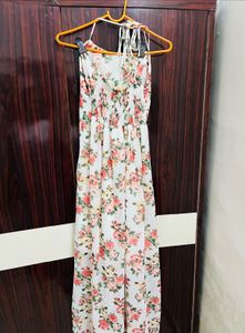 Floral Ruched Dress