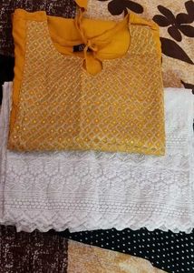 Elegant Mustard Kurta