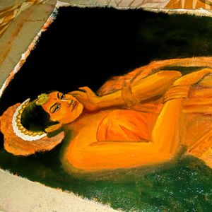 Oil Painting On Canvas, Not Dry