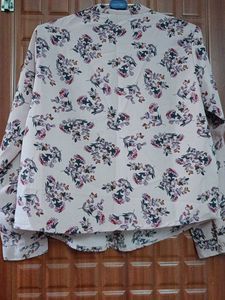 Women’s Floral Print Long Sleeve Casual Top – Ligh