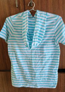 T Shirt With Hoodie