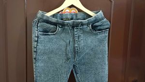 Charcoal Black Skinny Fit Jeans