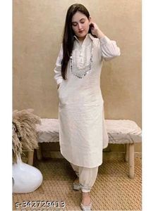 Pathani White Kurta Set