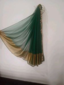 Elegant Green Saree