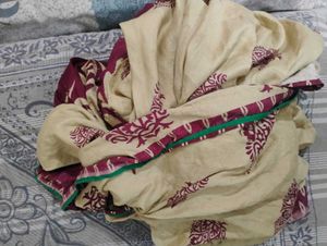 Soft Material Hai Used Saree