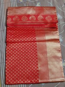 Ethnic Motifs Woven Design Zari Saree