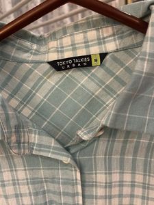 Blue Plaid Shirt