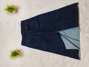 Denim Midi Skirt